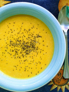 Una foto de Crema de calabaza