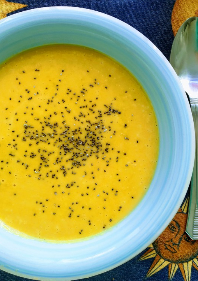 Una foto de Crema de calabaza