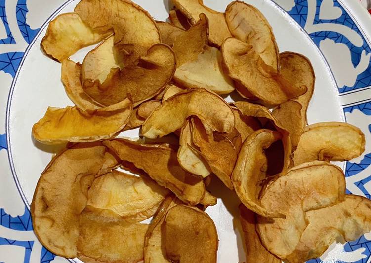 แอปเปิ้ลกรอบ ใช้แค่หม้อทอดไร้น้ำมัน 🚫ส่วนผสม