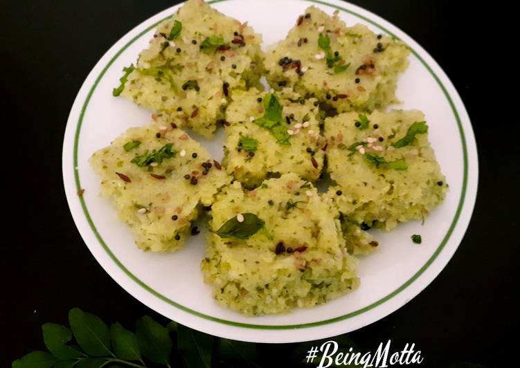 Green Peas Dhokla