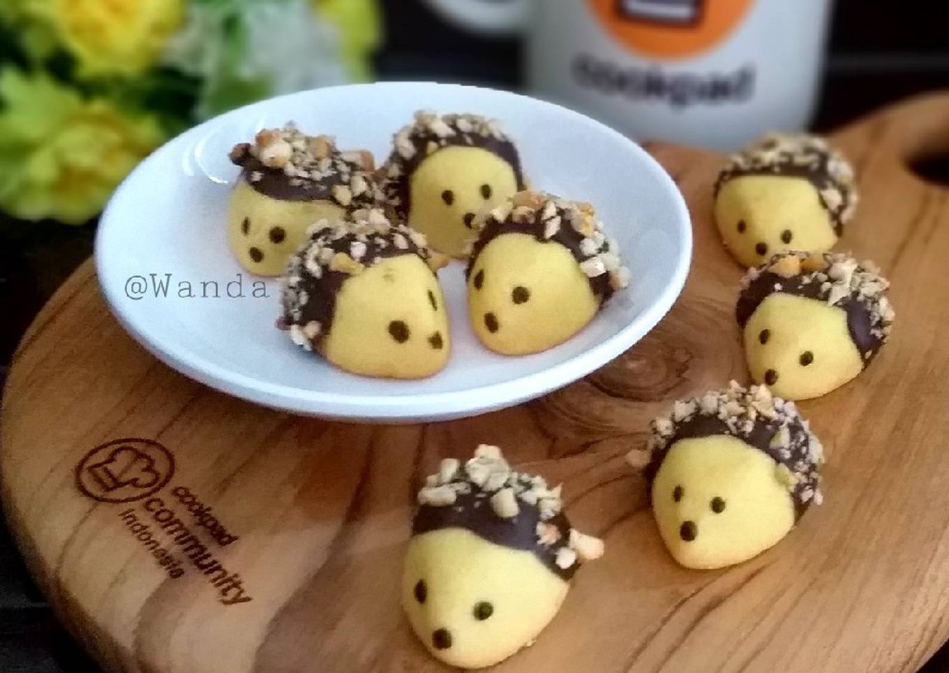 Hedgehog Cookies a.k.a Kue Kering Landak