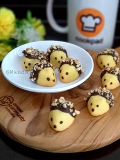 Foto resep Hedgehog Cookies a.k.a Kue Kering Landak