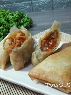Foto resep Lumpia Spaghetti bolognese