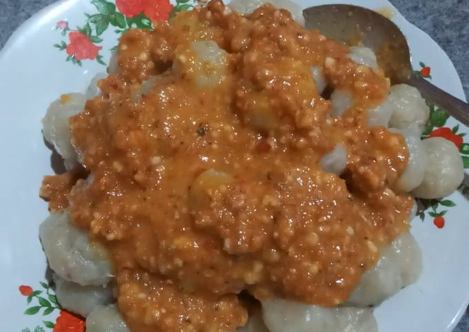 Resep Cilok bumbu kacang Anti Gagal