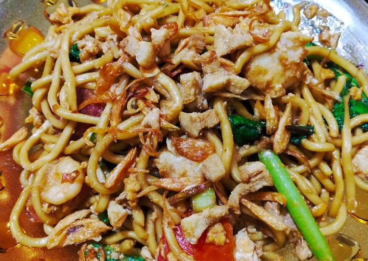 Langkah Mudah untuk Membuat Mie goreng seafood (no halal) Anti Gagal