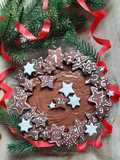 Crostata corona dell'avvento