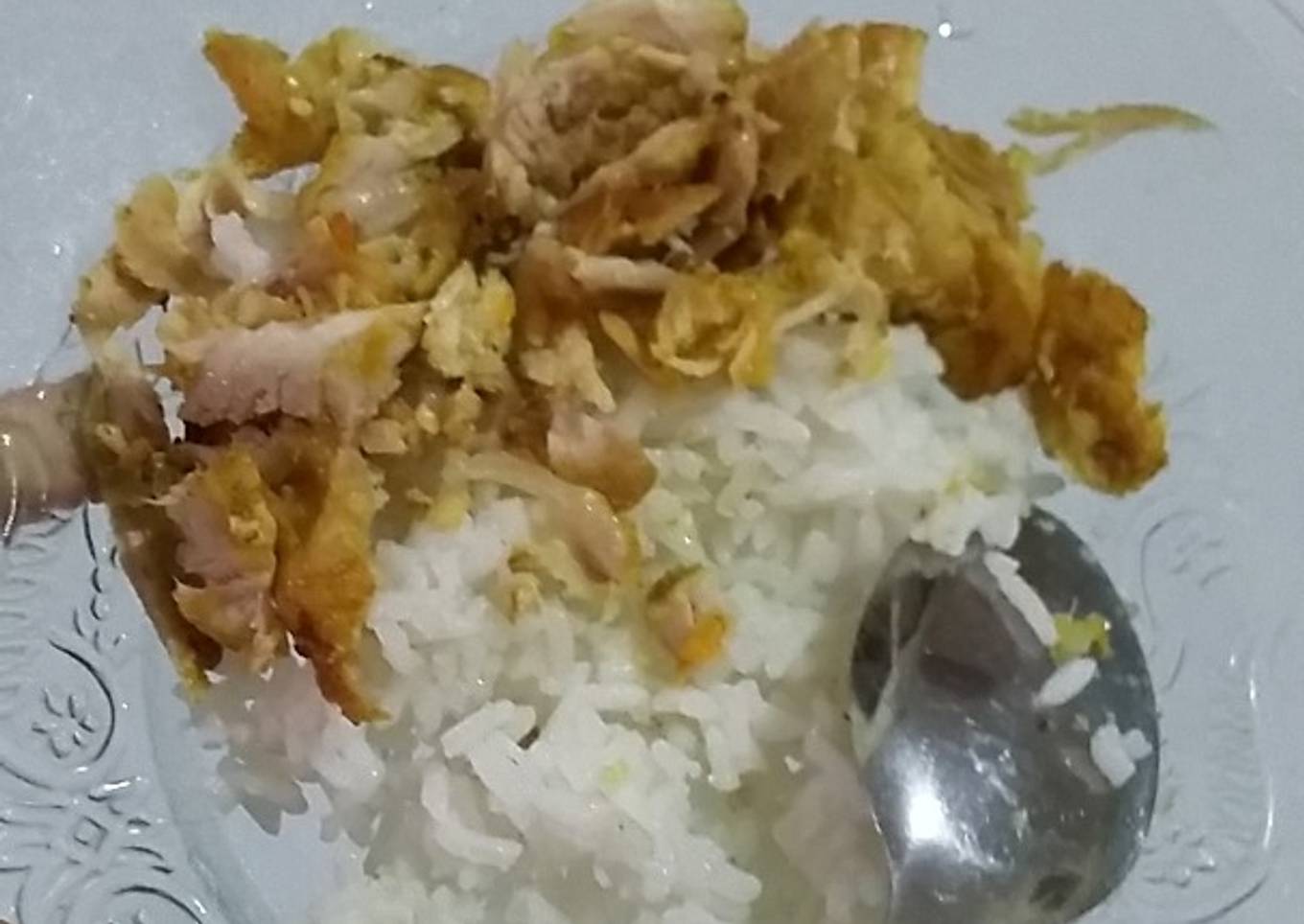 Ayam geprek sederhana