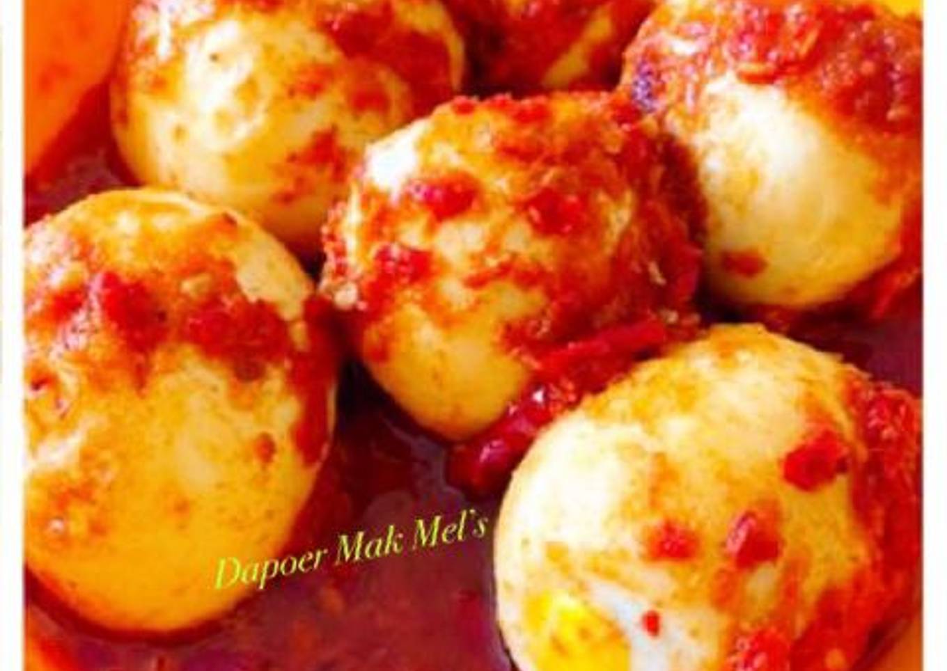 Telur balado terasi