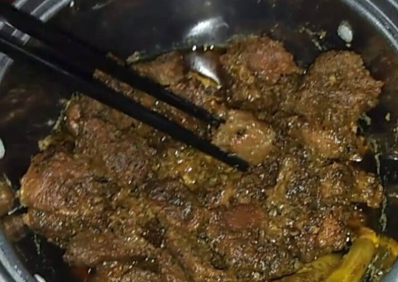 Baby rendang khas anak