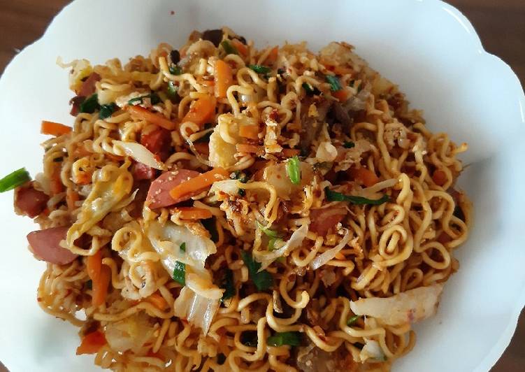 Recipe of Speedy Stir-fried noodles (special)