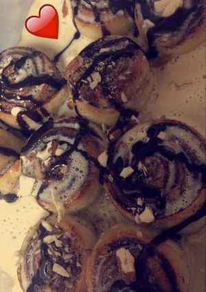 صورة لوصفة سينابون سريعه ولذيذه 😍