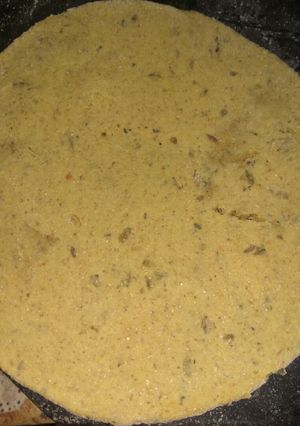 A picture of Stuffed Rajasthani Besan parantha.