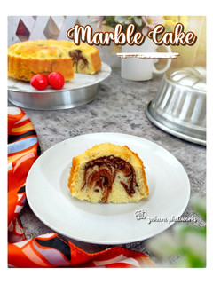 Foto resep Marble Cake (All In One Methode)