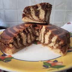 A picture of Coffee marble cake.