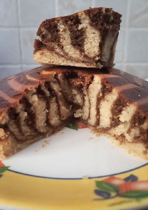 A picture of Coffee marble cake.