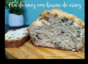 Una foto de Pan de nuez con harina de arroz