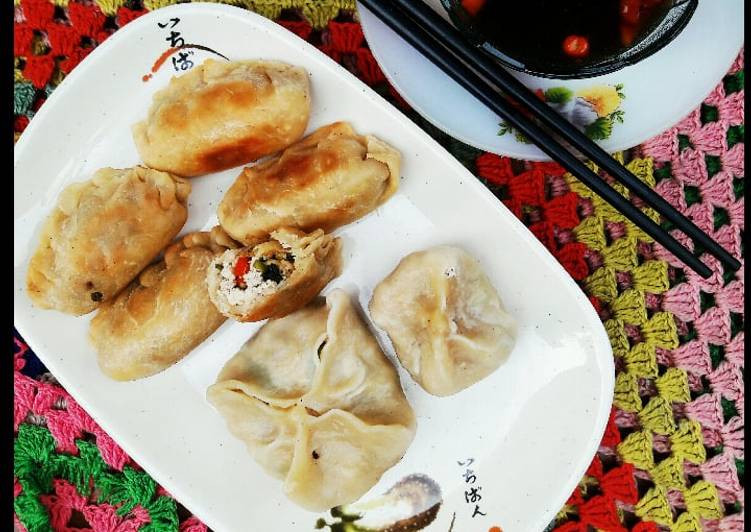 Mandu 만두 isi Tahu (Korean Dumplings/Dimsum/Pangsit)