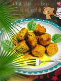 Chả thịt- cá bóp rim nghệ