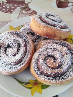Kakaós csiga recept fotója