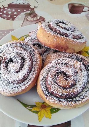 Kakaós csiga recept fotója