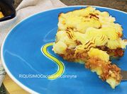 Una foto de pastel de papa argentino