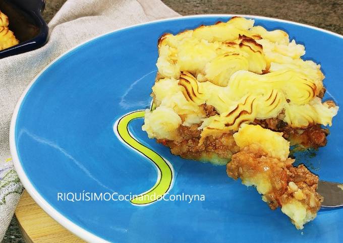 Pastel de patata y carne (Al estilo Argentino) Receta de Iryna Burlutskaya-  Cookpad