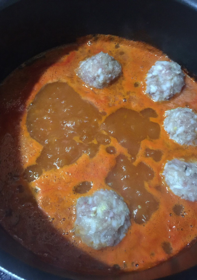 Una foto de Albóndigas al chipotle con sazón de mamá