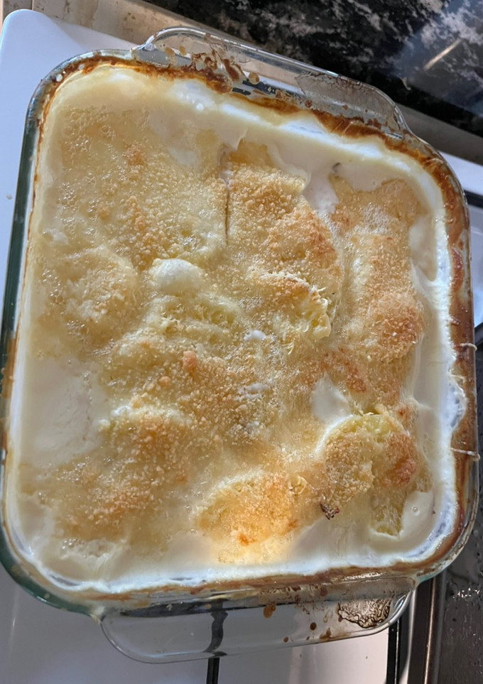 Una foto de Milhojas de papas