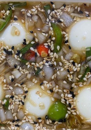 Foto resep Korean Mayak Egg / Telur Rendam Korea