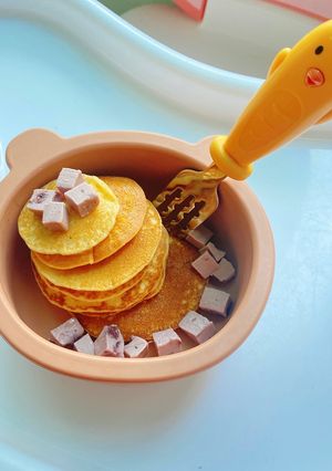 Hình của món Bữa sáng cho bé : Pancake Phô mai Việt Quốc.