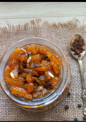 A picture of Sweet & sour mango pickle.