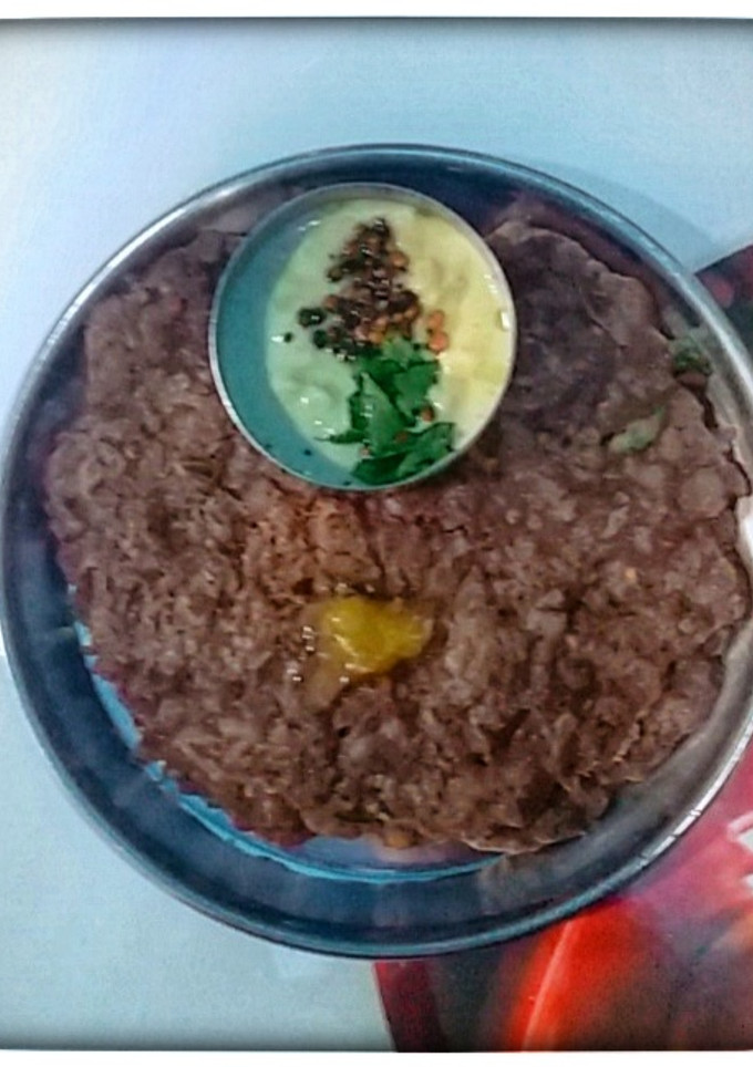 கேழ்வரகு கோதுமை மாவு ரொட்டி (Kelvaragu kothumai maavu rotti recipe in tamil) செய்முறை முக்கிய புகைப்படம்