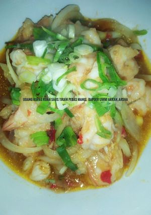 Foto resep Udang kupas saus tiram pedas manis