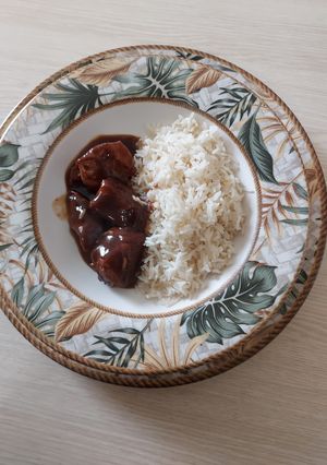 Una foto de Pollo en Salsa de Soya