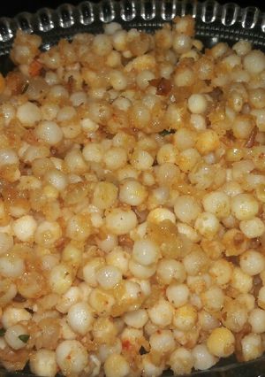 A picture of Sabudana khichidi.