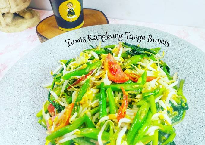 Resep Tumis Kangkung Tauge Buncis Oleh Chiensyn Kuliner Cookpad