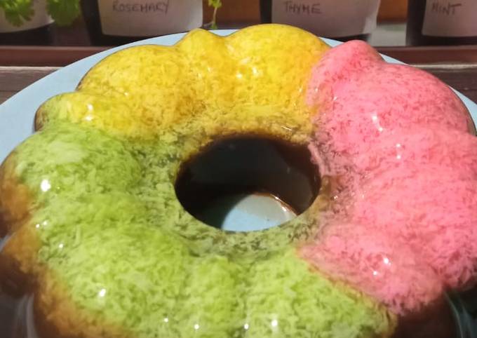 Resep Puding Lumut Pelangi, Lezat