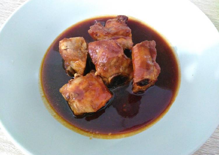 Recipe of Homemade 糖醋排骨 Sweet &amp; Sour Pork Ribs