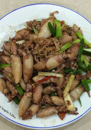 Foto resep Tumis cumi asin