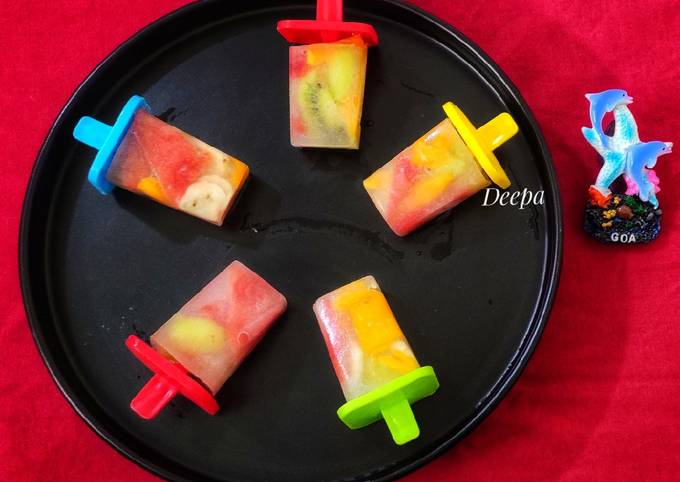 Mix Fruit-Tender Coconut Water ice Candy