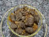 Crumble aux potiron et cacao