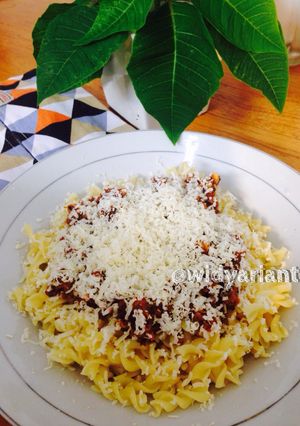 Foto resep Fusilli Bolognese