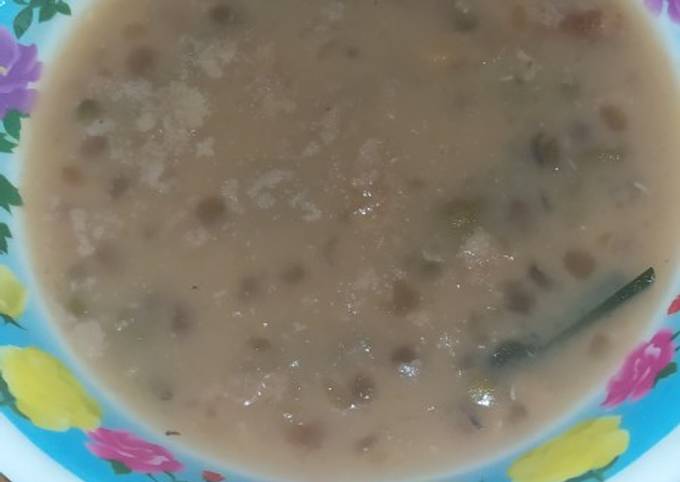 Bubur kacang hijau mutiara jahe