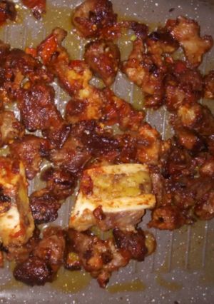 A picture of Wet fry beef.