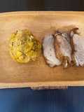 Tacacho con chicharrón de cerdo