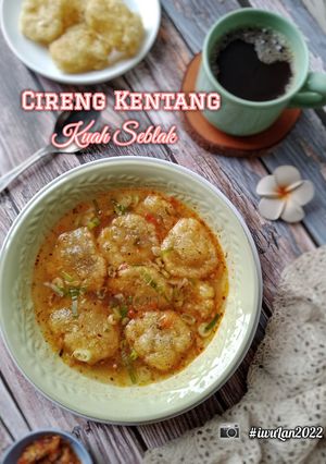 Foto resep Cireng Kentang Kuah Seblak