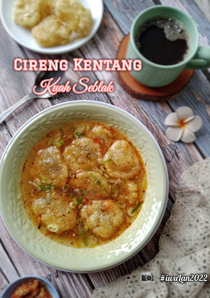 Foto resep Cireng Kentang Kuah Seblak