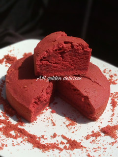 A picture of Red velvet cake (RVC).