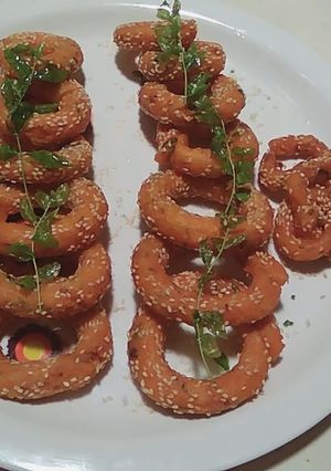 A picture of Crispy Soft Chegodi.