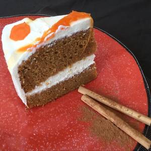 Tarta de zanahoria con frosting de queso y nata
